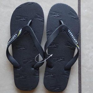 LA FITNESS Black Flip Flop